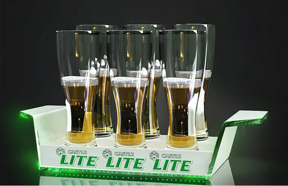 Beer serving trays