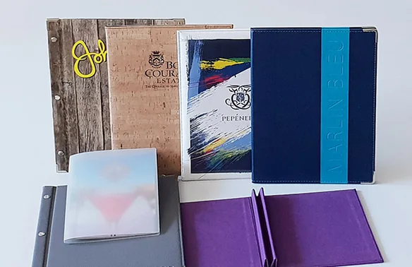 Menu & wine-list covers
